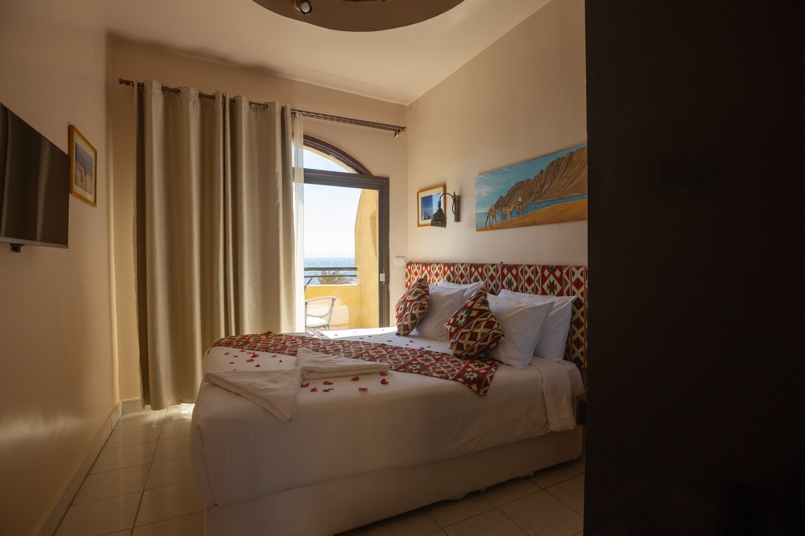 Double Sea View room with Red Sea views